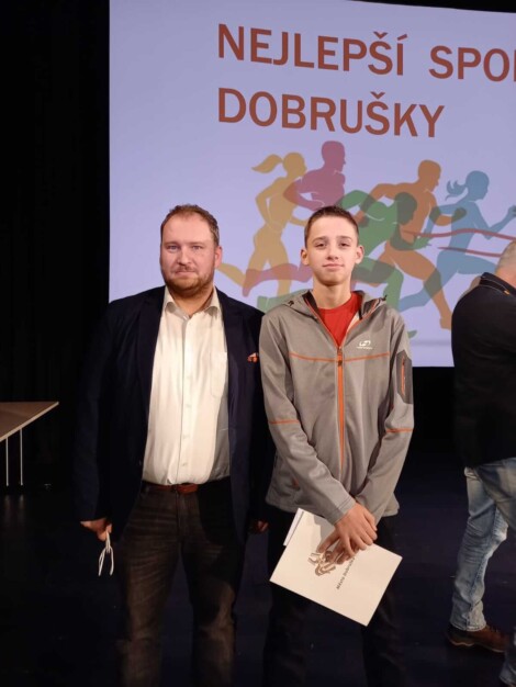 Lukáš Patzák mezi nejlepšími sportovci města Dobruška